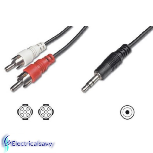 CAVO STEREO 1 CONN 3.5MM / 2 CONN RCA 2 MT