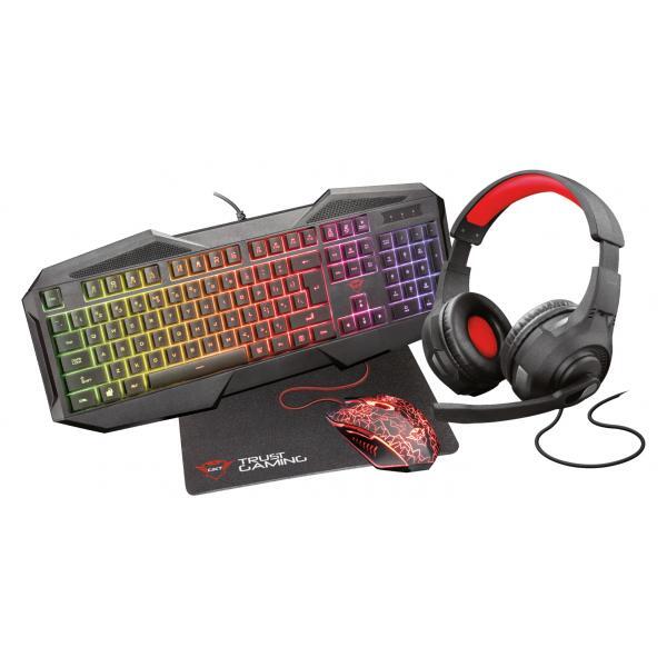Trust GXT 1180RW tastiera USB Italiano Nero