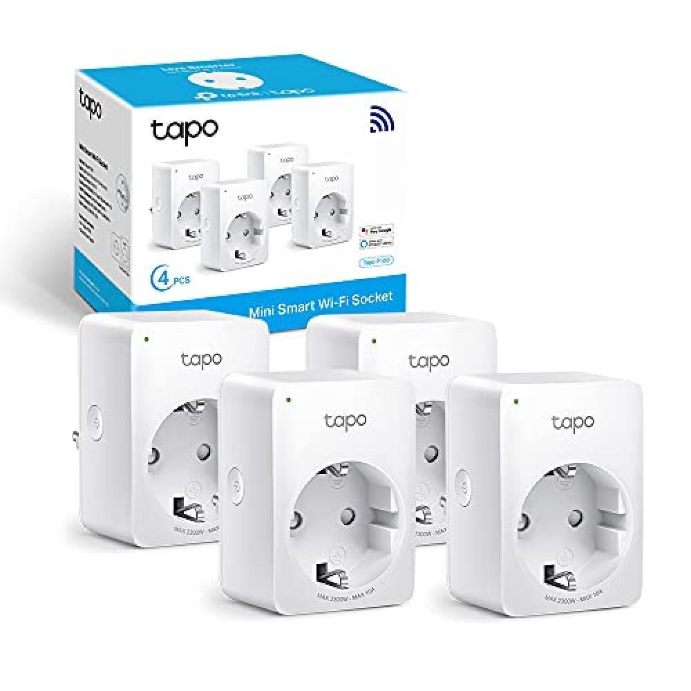 (TG. Confezione da 4pz) TP-Link Presa Intelligente WiFi Smart Plug, Compatibile