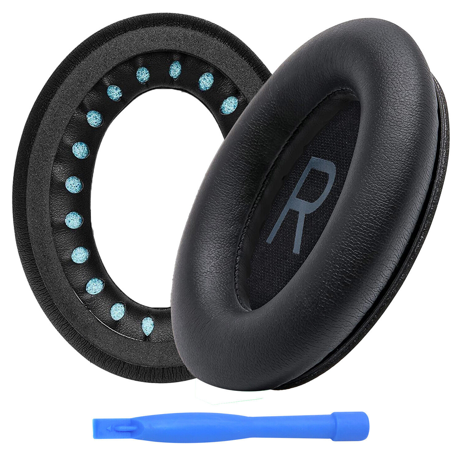 Cuscinetti Auricolari di Ricambio per Bose QuietComfort 45 / QC SE – Nero