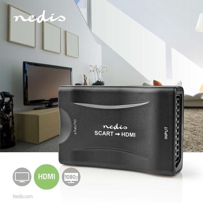 CONVERTITORE VIDEO NEDIS VCON3463BK DA SCART A HDMI 1080p