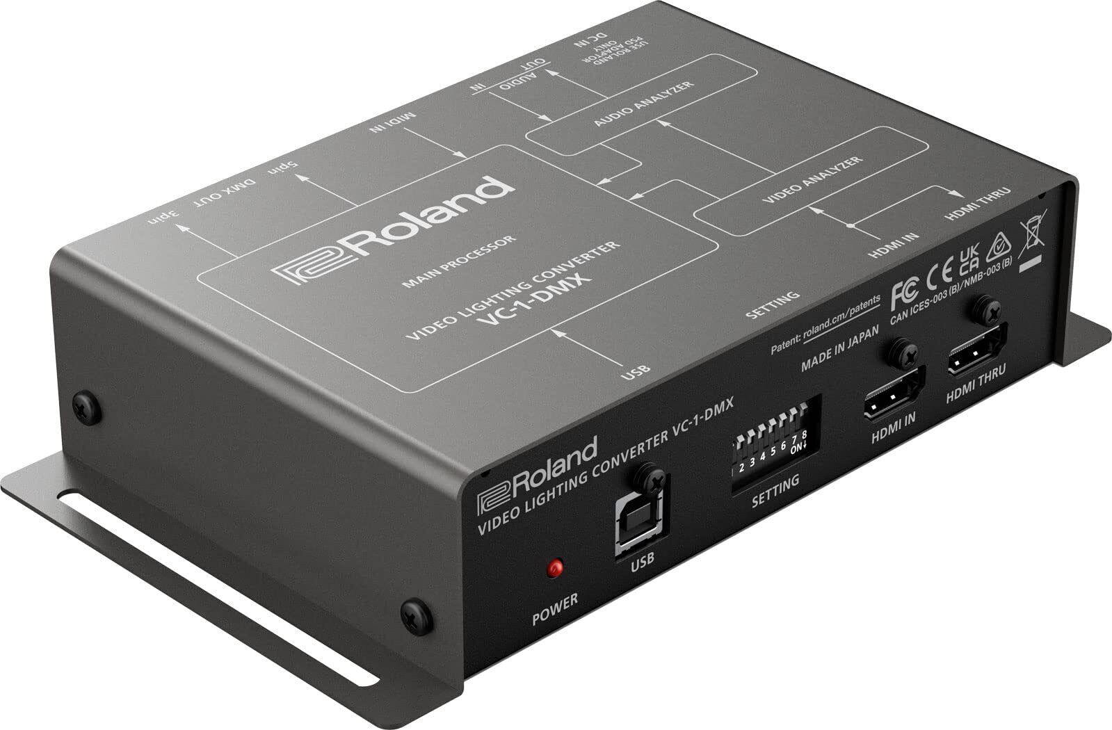 Roland Video Illuminazione Converter VC-1-DMX Automaticamente Generate Effetti