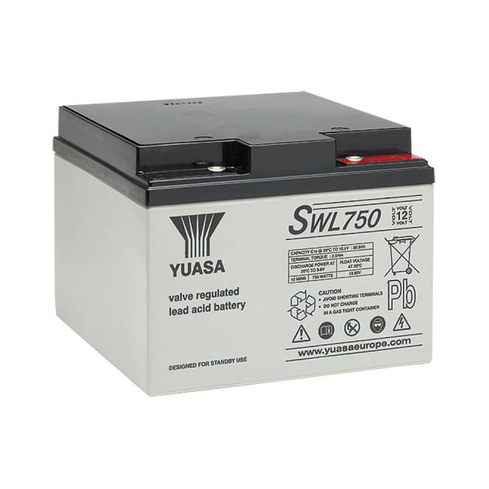 Yuasa SWL750 12V 12 volt 24 Ah Ampere batteria ricaricabile piombo GEL AGM SLA