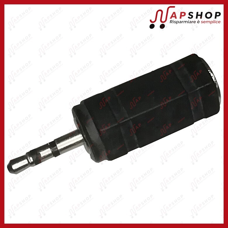 Adattatore Jack da 3.5 mm Femmina Mini a 2.5 mm Maschio Connettore Cuffie Aux