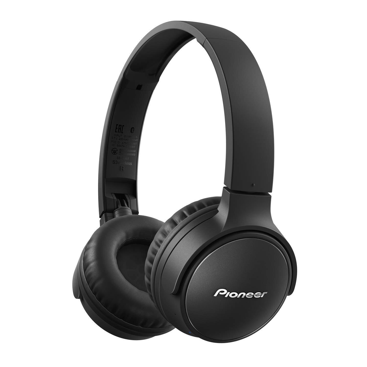 Pioneer S3 Cuffie senza Fili SE-S3BT: Bluetooth Sigillato Nero SE-S3BT(B)