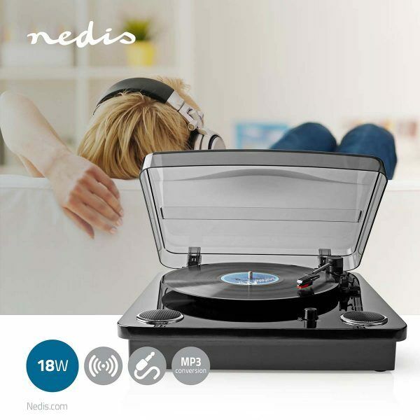 Piatto Giradischi vinile nero moderno