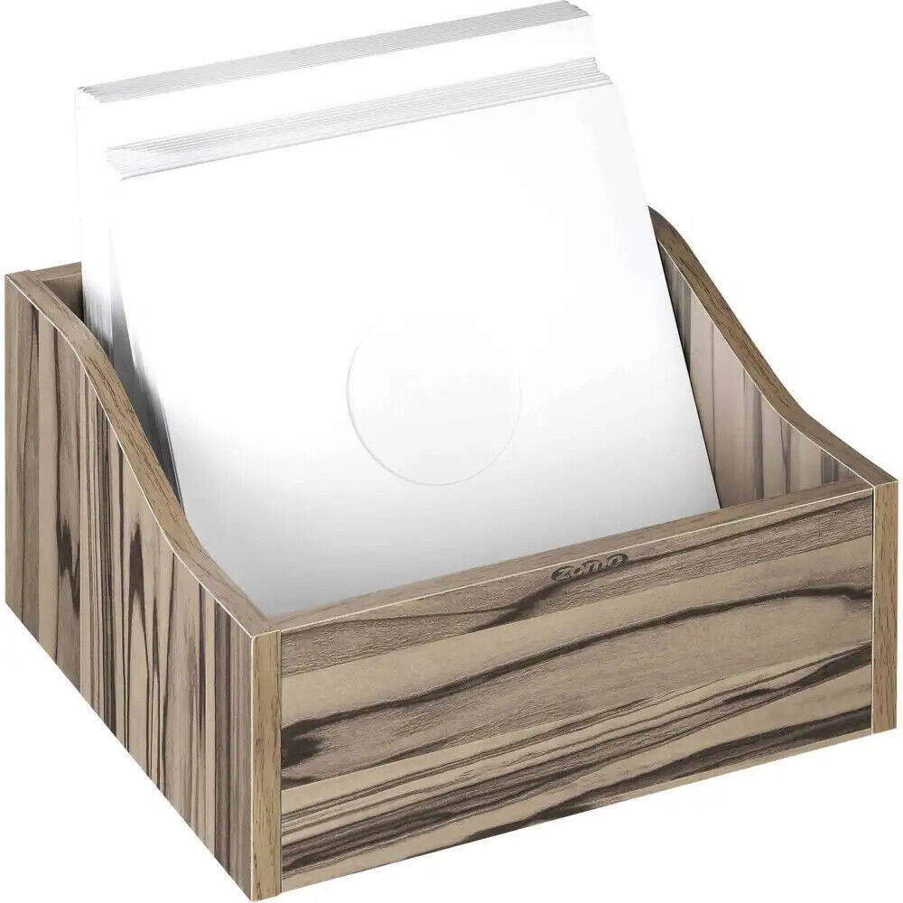 ZOMO VS-BOX 100/1 (zebrano) box contenitore per 100 dischi vinili NUOVO