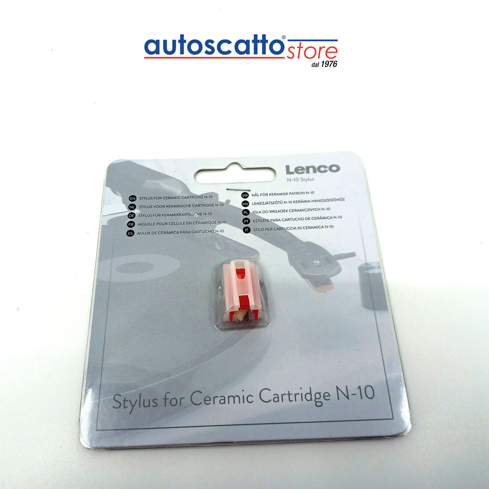 Lenco N-10 Stylus Testina Di Ricambio Per Giradischi N-10stylus