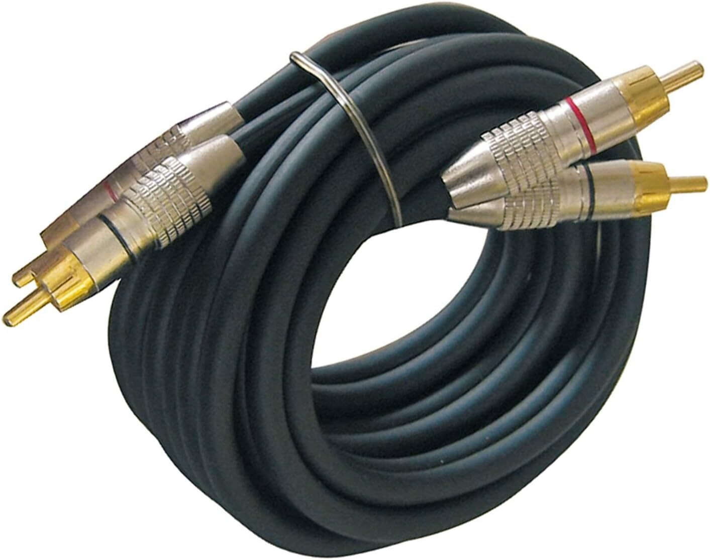 Dynavox Cavo RCA di alta qualità, diverse lunghezze, 0,5 m, colore nero