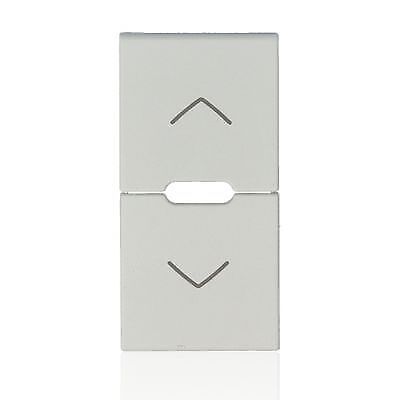 VIMAR 19755.2.B Due mezzi tasti 1 modulo simboli frecce bianco - Arkè