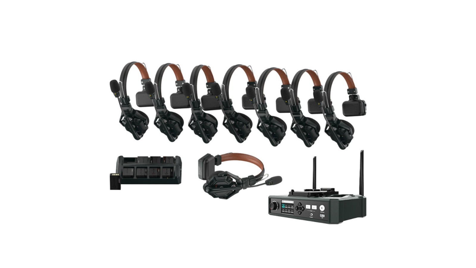 Hollyland Solidcom C1 Pro HUB8S intercom wireless full duplex ENC 8 cuffie e hub