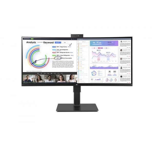 LG 34BQ77QC-B Monitor PC 86,4 cm (34") 3440 x 1440 Pixel UltraWide Dual Quad HD