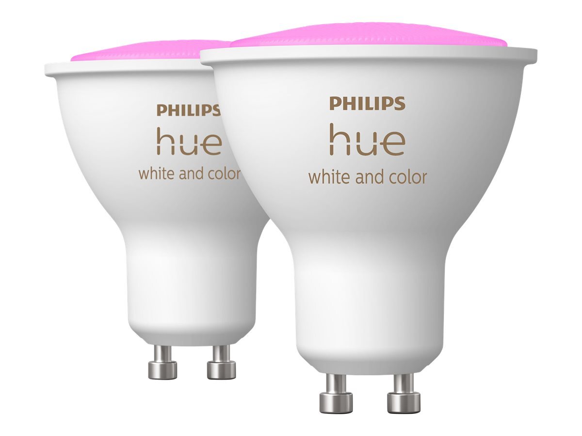 Signify Leuchtmittel White & Color Ambiance GU10 2 Stueck BT 929001953112