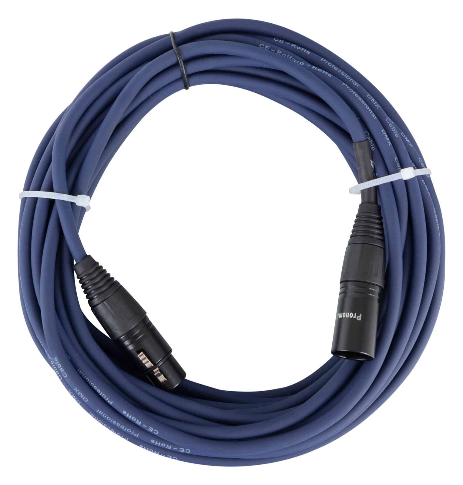 Cavo DMX XLR 3 Poli Effetti Luci DJ PA Studio Audio Microfoni Professionale 10m