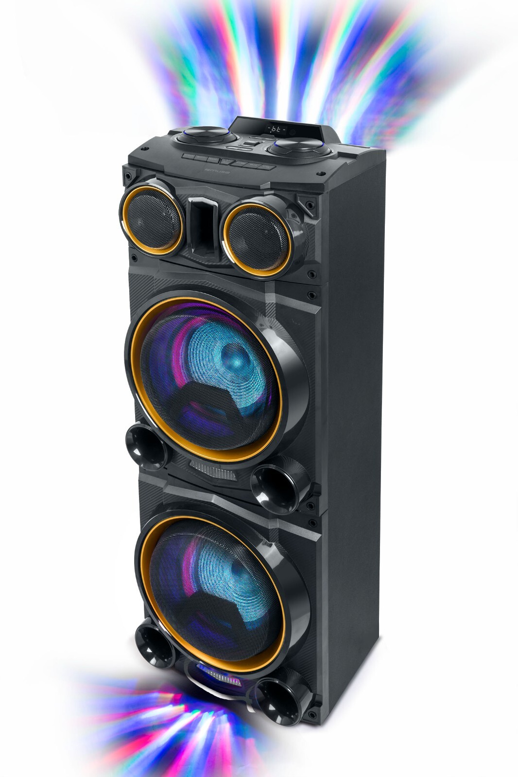 Muse M-1988 DJ Party Monster Box 800W Cassa Bluetooth Trolley Remote Mic