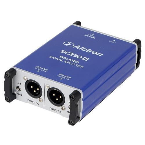 ALCTRON SC230N SPLITTER MICROFONICO DA 1 IN A 2 OUT + THRU