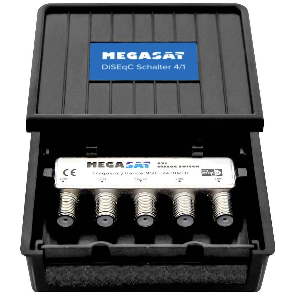 MegaSat DiSEqC 4/1 Pro Switch DiSEqC 4 (4 satellitare / 0 terrestre) 1