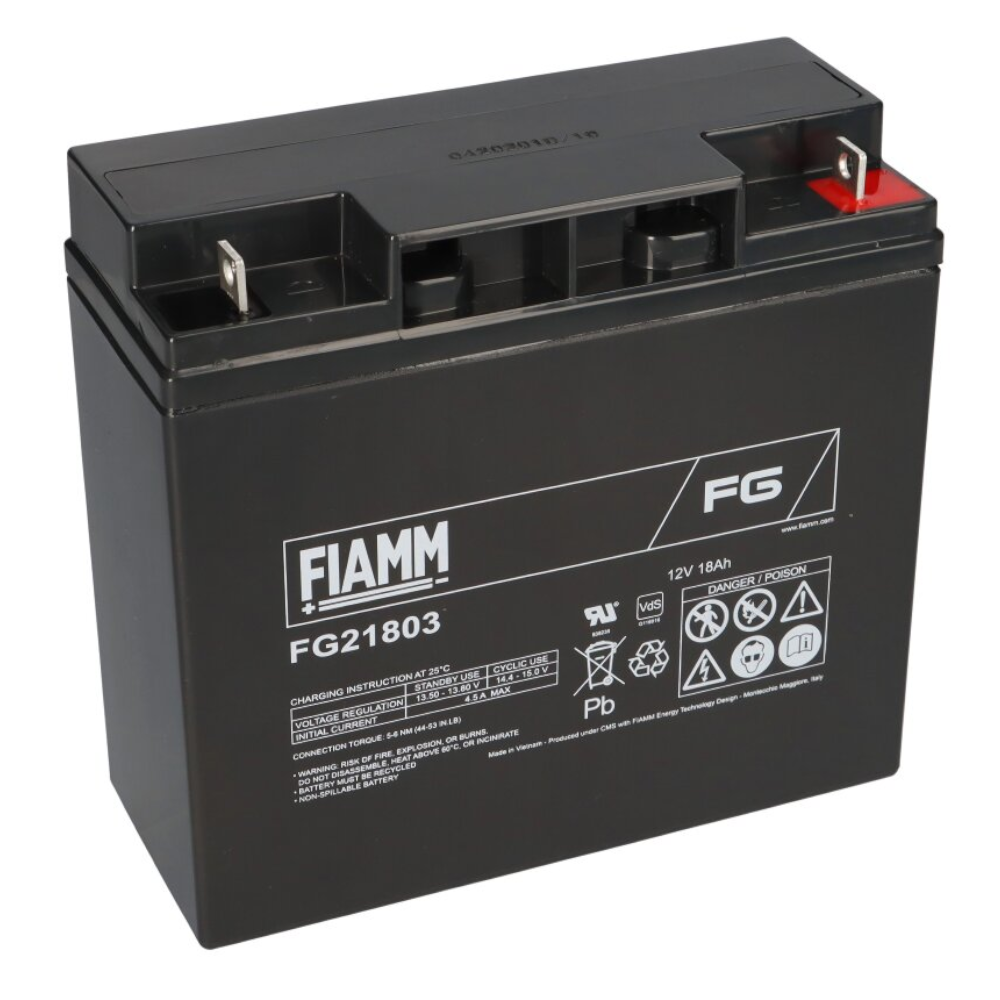Fiamm FG21803 12V 18Ah Batteria piombo ermetica ricaricabile 17Ah 16Ah AGM UPS