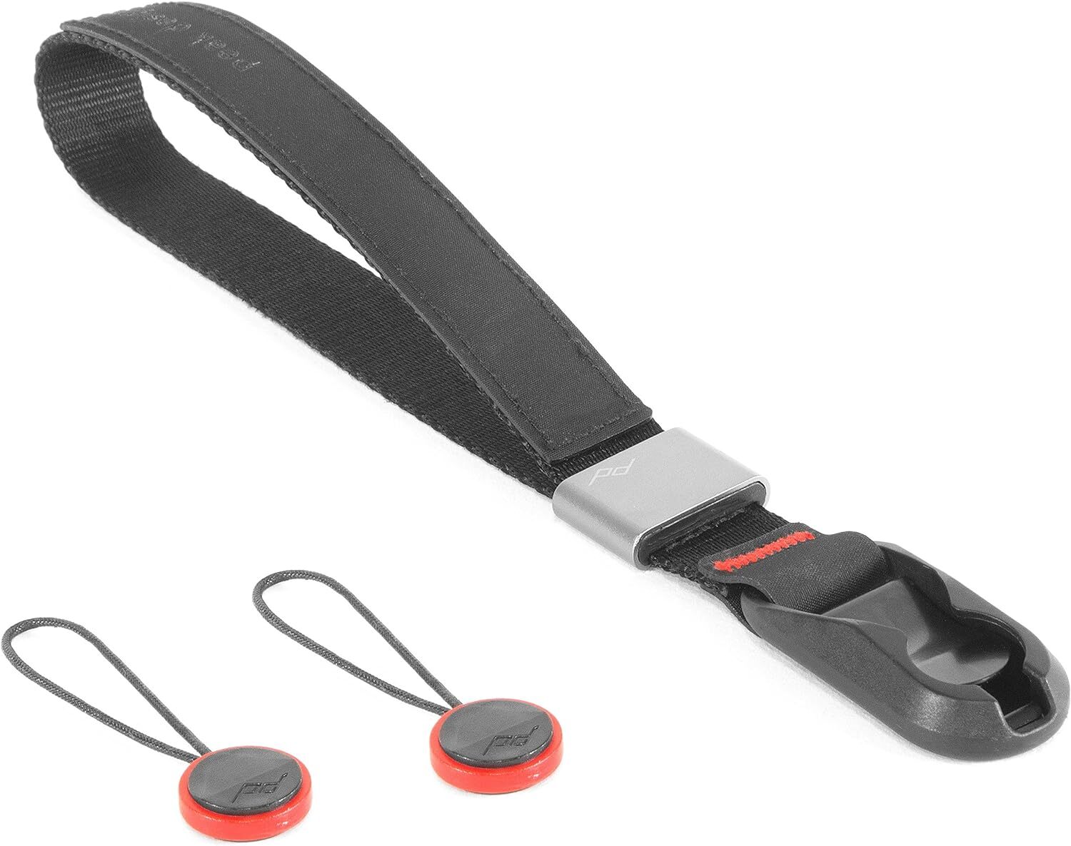 Peak Design CF-BL-3 Cinturino Fotocamera Alluminio, Nylon Nero