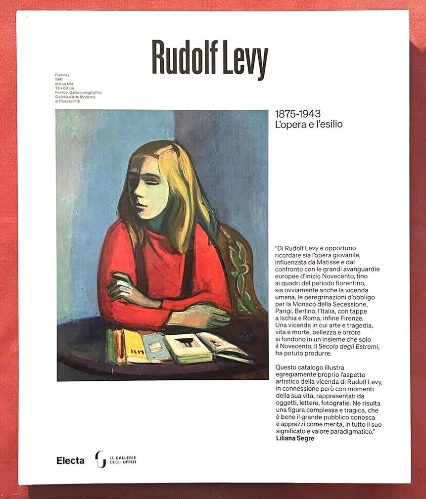 RUDOLF LEVY 1875 - 1944 L’OPERA E L’ESILIO ELECTA LE GALLERIE DEGLI UFFIZI 2023