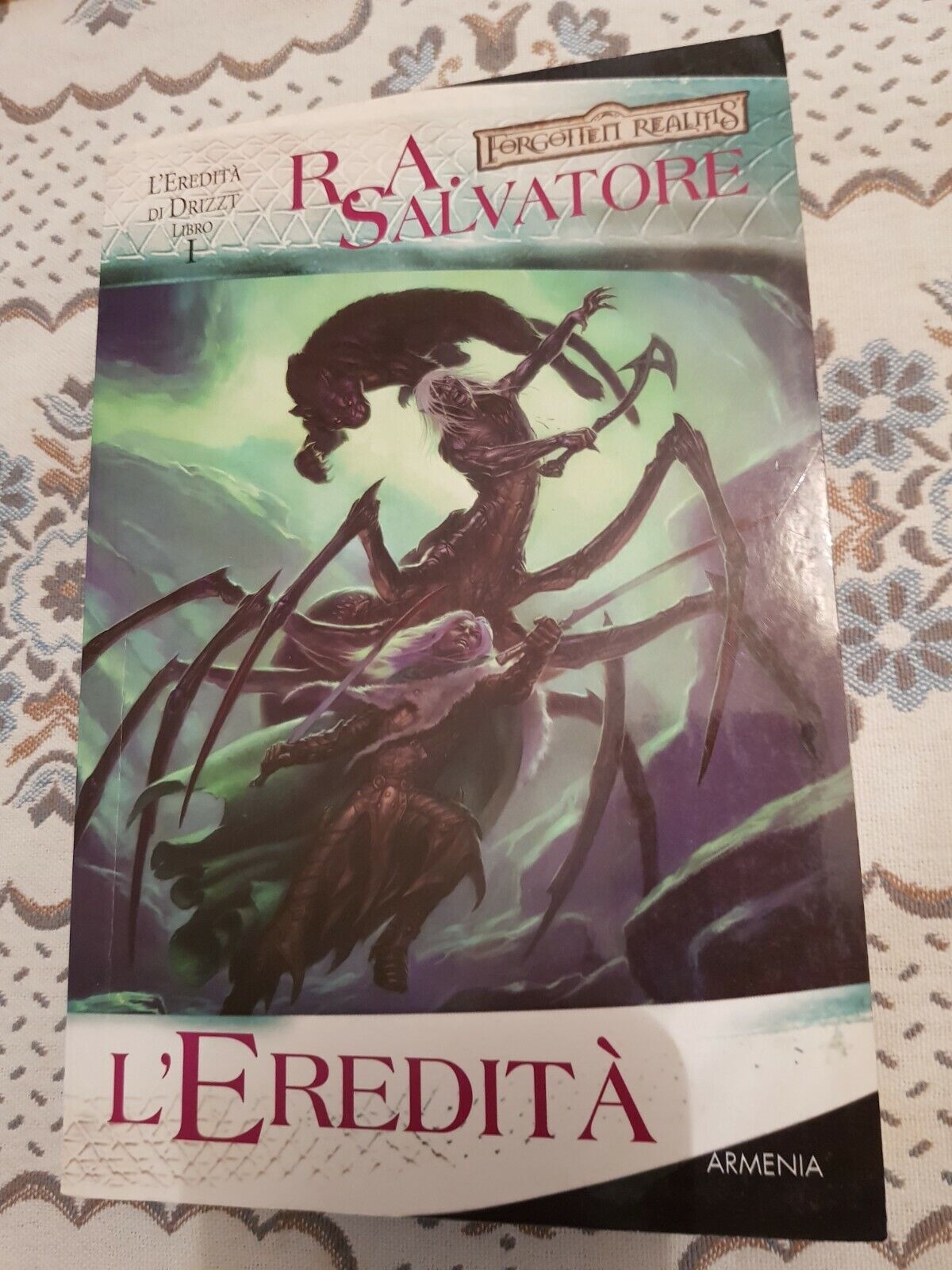 Libro nuovo R. A.  Salvatore - L'eredità, Drizzt, Forgotten Realms