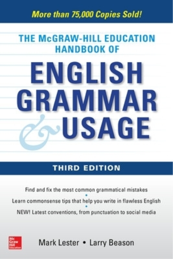 Mark Lester McGraw-Hill Education Handbook of English Grammar & Usag (Tascabile)
