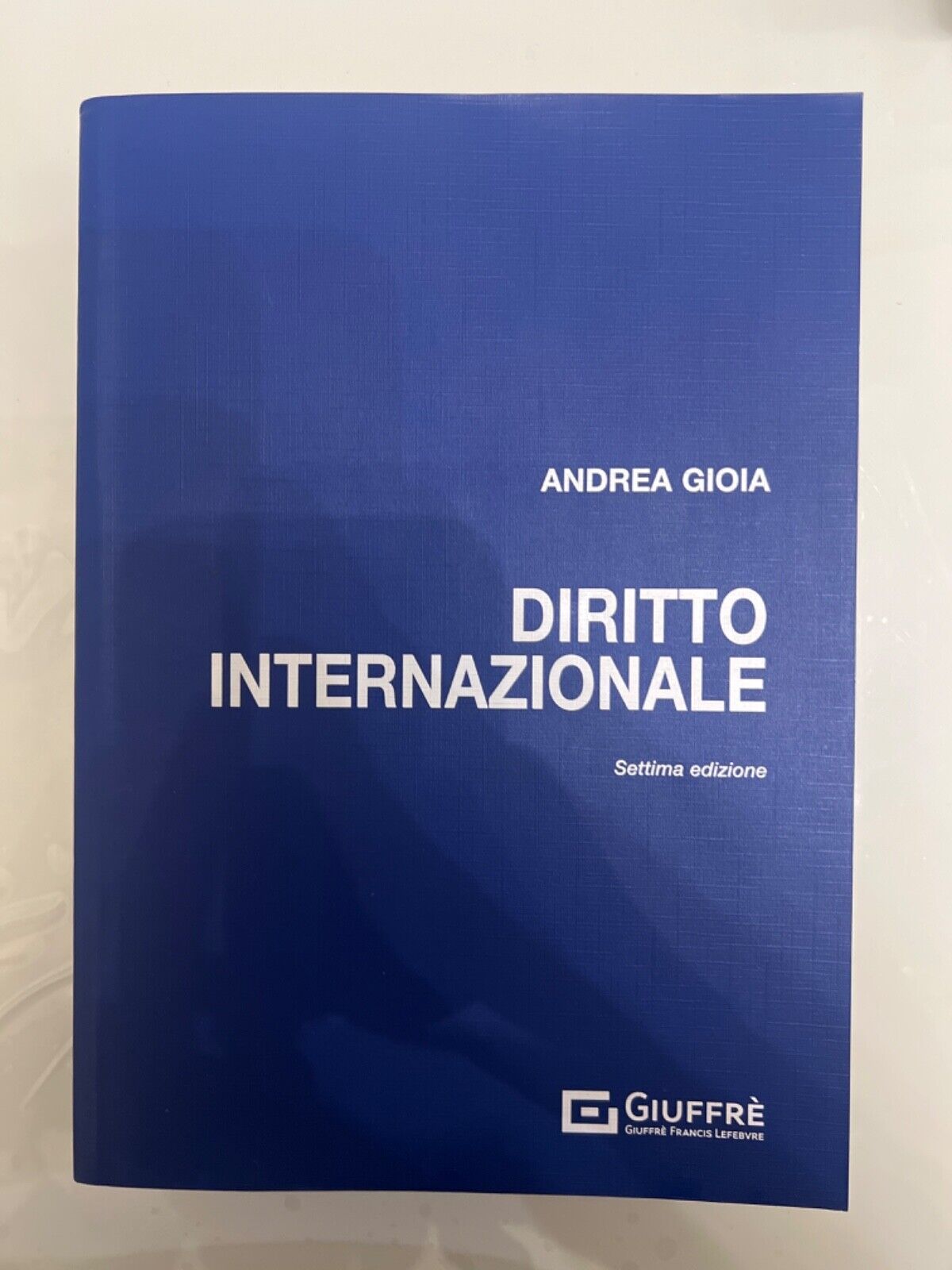  Diritto Internazionale. IMMACOLATO, NUOVO. 1 1/2 pagina sottolineata 
