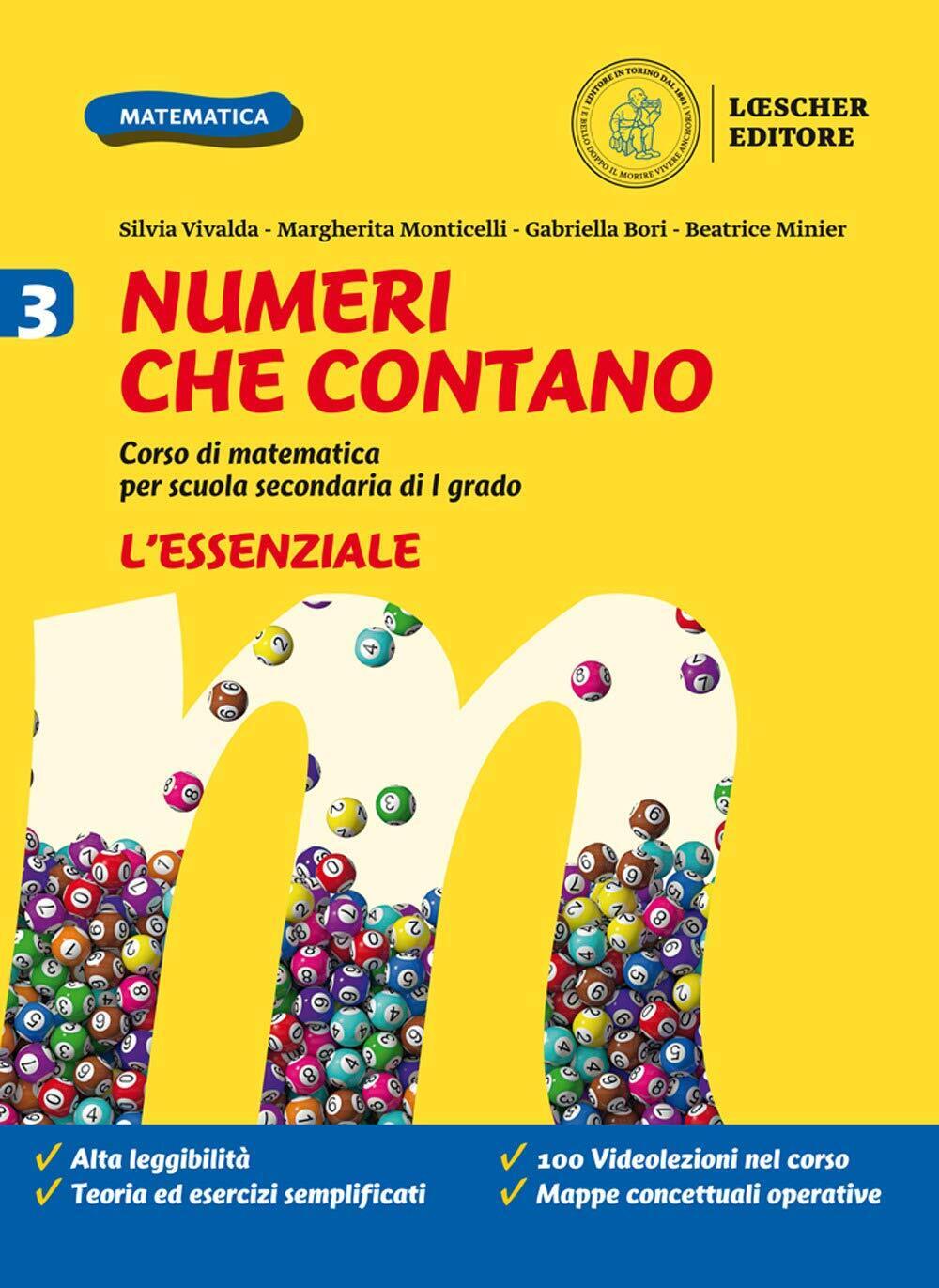9788858337363 Numeri che contano. Corso di matematica per la scu...line (Vol. 3)
