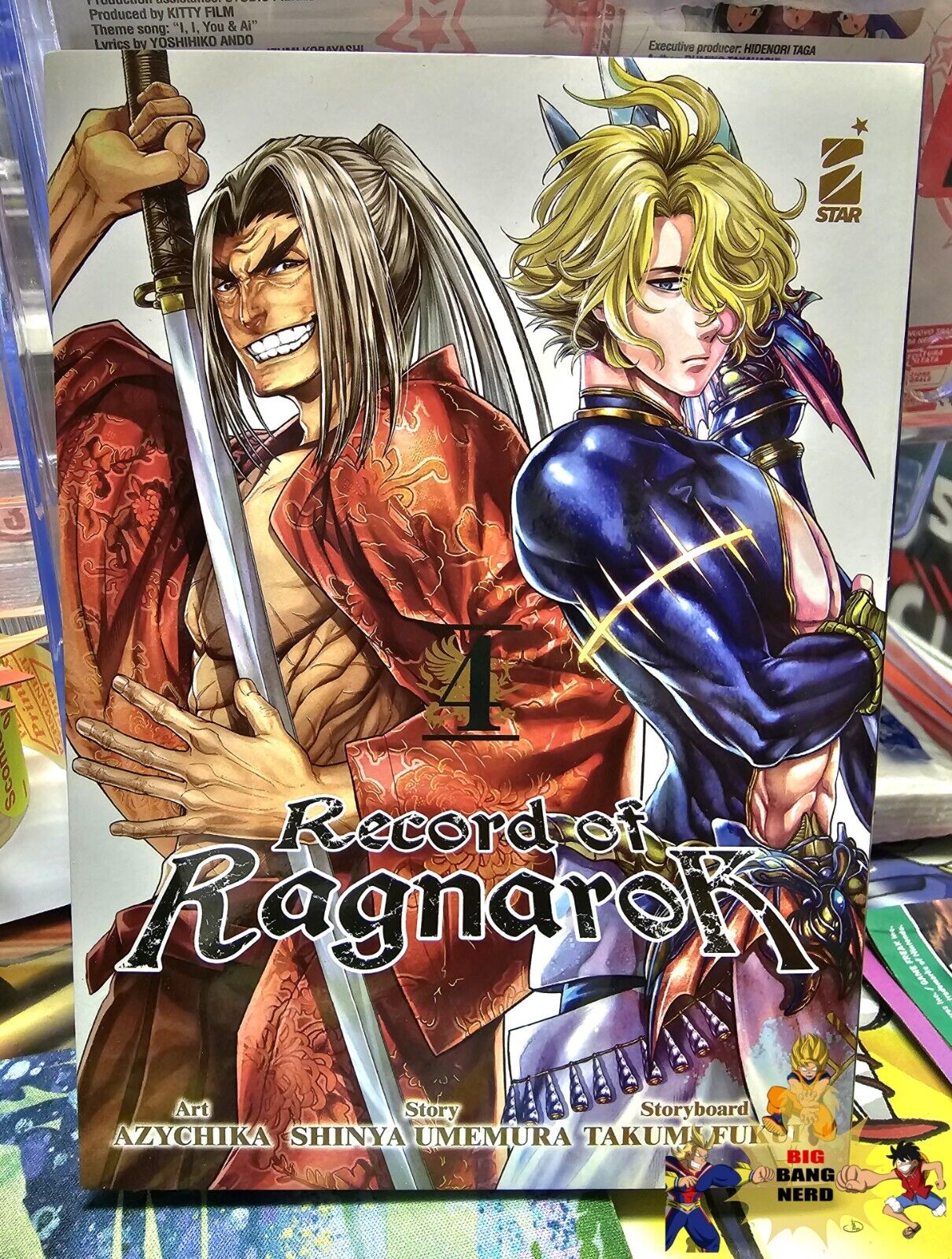 MANGA RECORD OF RAGNAROK 4 STAR COMICS UMEMURA ACTION STORY EDIZIONE ITALIANA