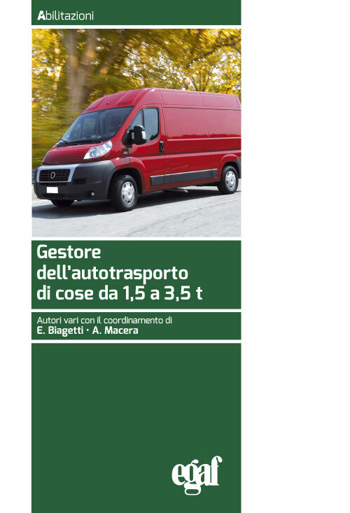 Libri Gestore Dell'autotrasporto Di Cose Da 1,5 A 3,5 T