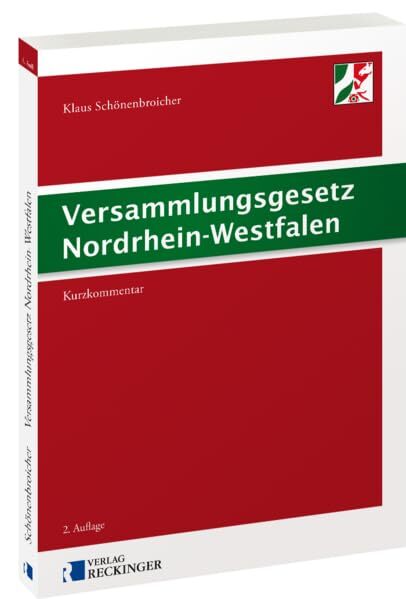 Klaus Schönenbroicher Versammlungsgesetz Nordrhein-Westfalen (Tascabile)