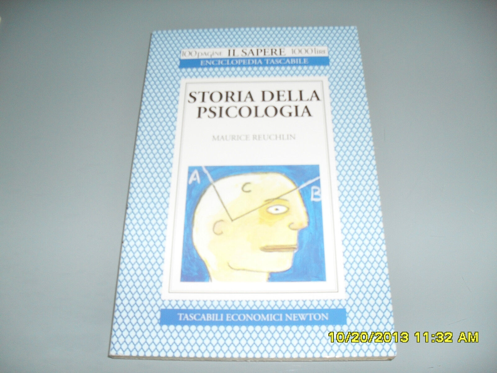 STORIA DELLA PSICOLOGIA 100 PAGINE IL SAPERE NEWTON & COMPTON 1000 LIRE N°7
