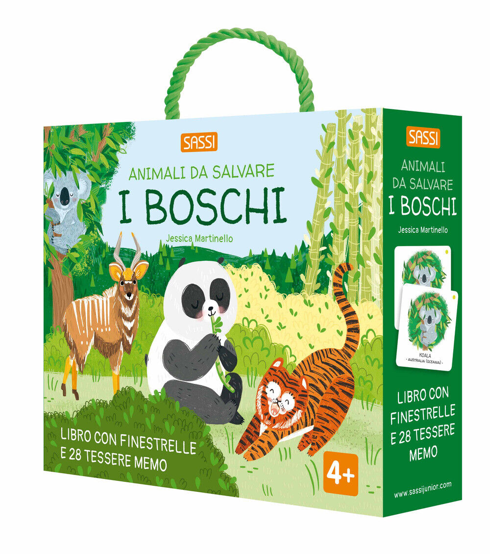 I boschi. Animali da salvare. Ediz. a colori. Con 28 Memory cards - Martin...