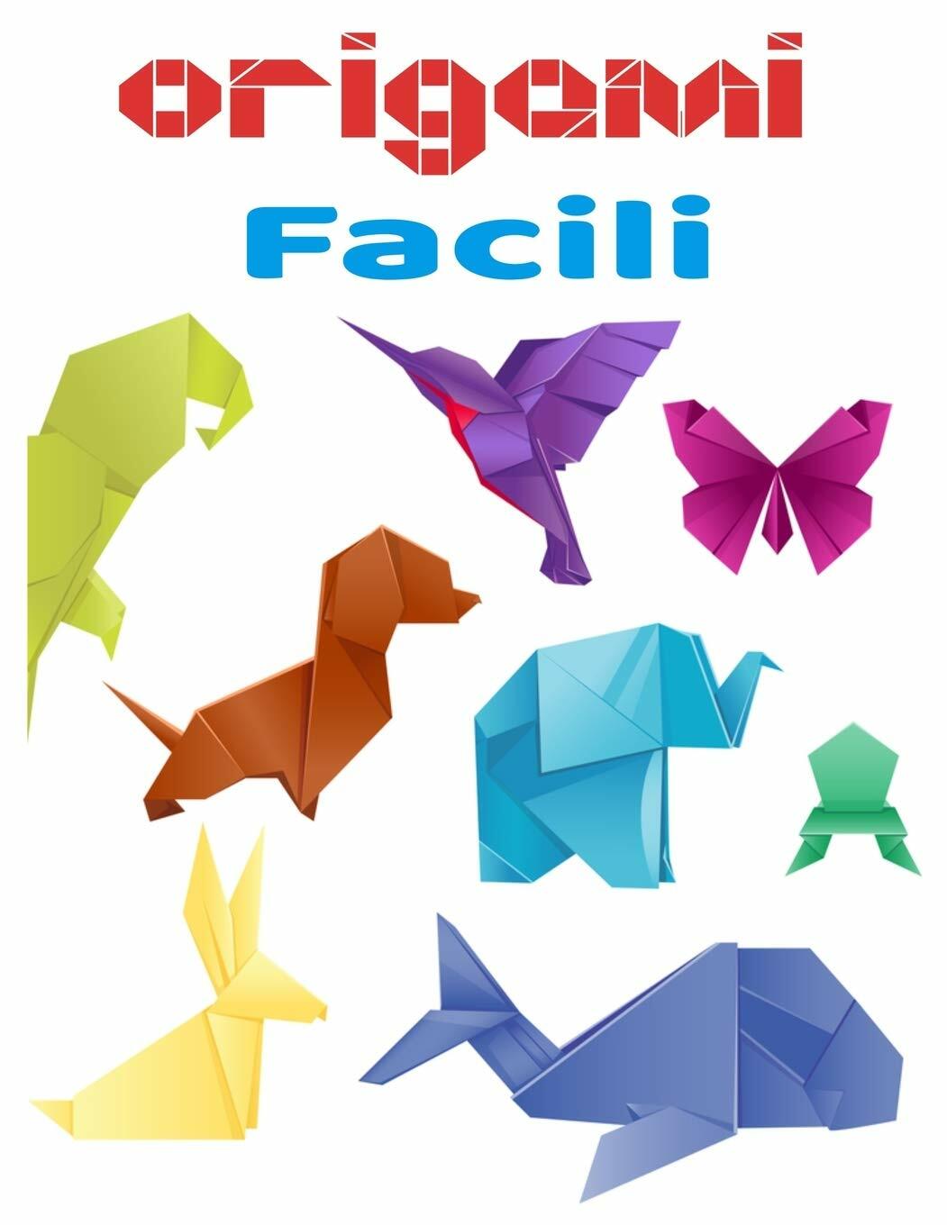 Origami facili libro a colori -libro origami animali - libro origami per bambini