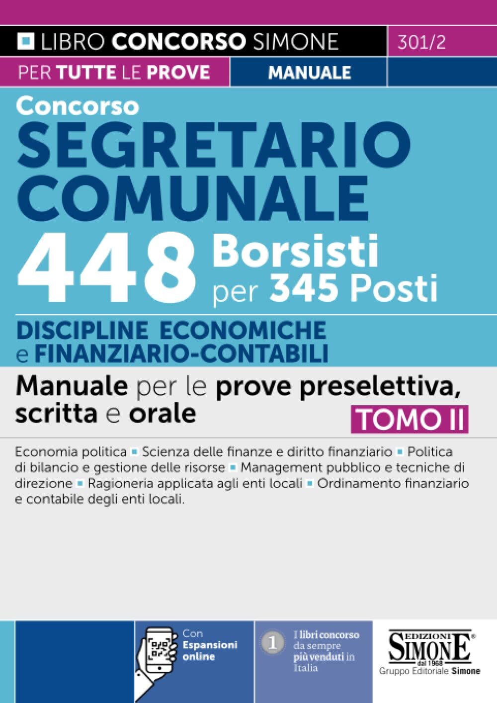 9788891430793 Concorso Segretario Comunale 448 Borsisti per 345 ...mo II: Vol. 2