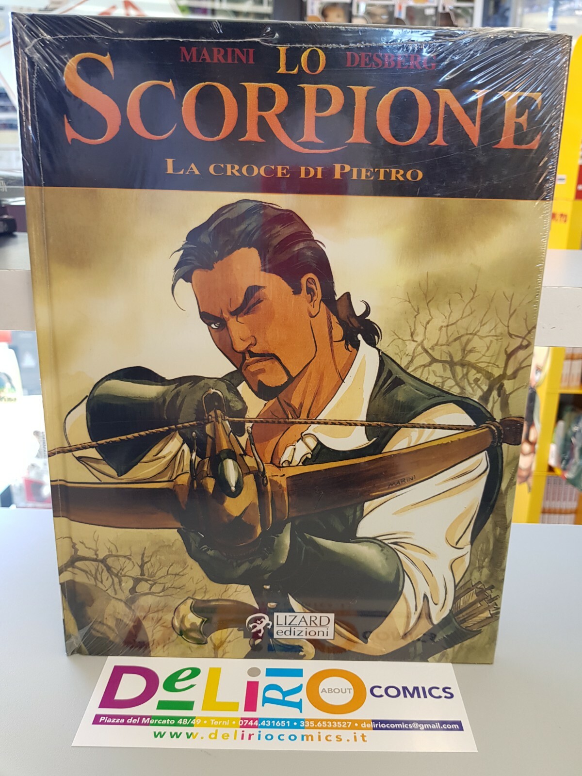 LO SCORPIONE N.3 LA CROCE DI PIETRO Ed.LIZARD SCONTO 5%
