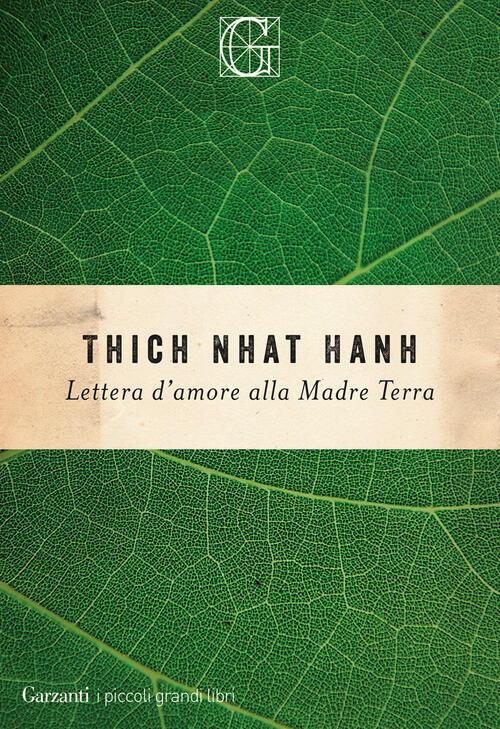 Lettera D'amore Alla Madre Terra Thich Nhat Hanh Garzanti 2021