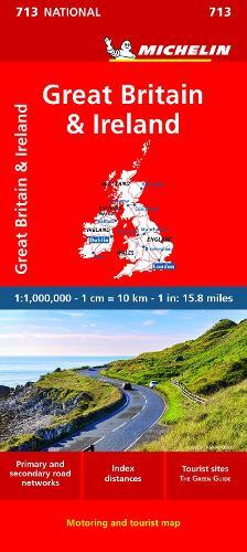 Michelin Great Britain & Ireland 2023 - Michelin National Map 713 (Map)