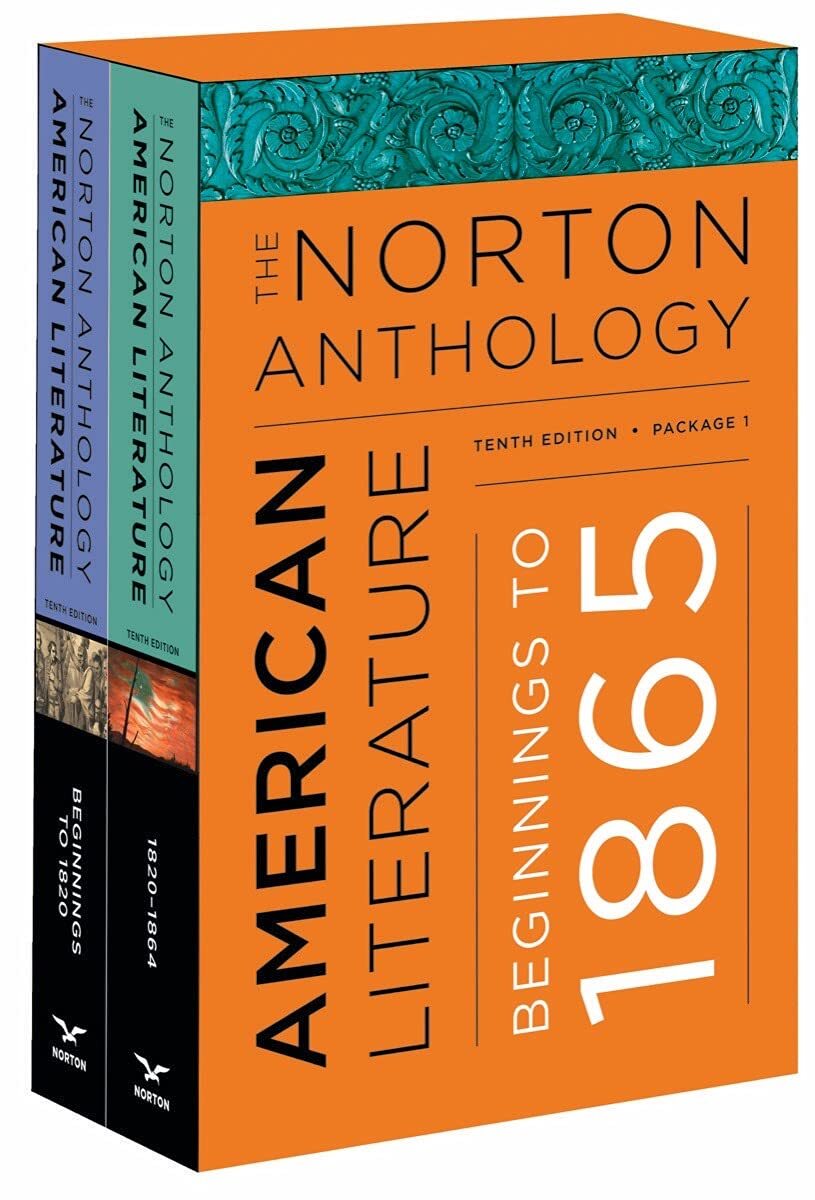 9780393892277 The Norton Anthology of American Literature; 10th ...lumes A and B