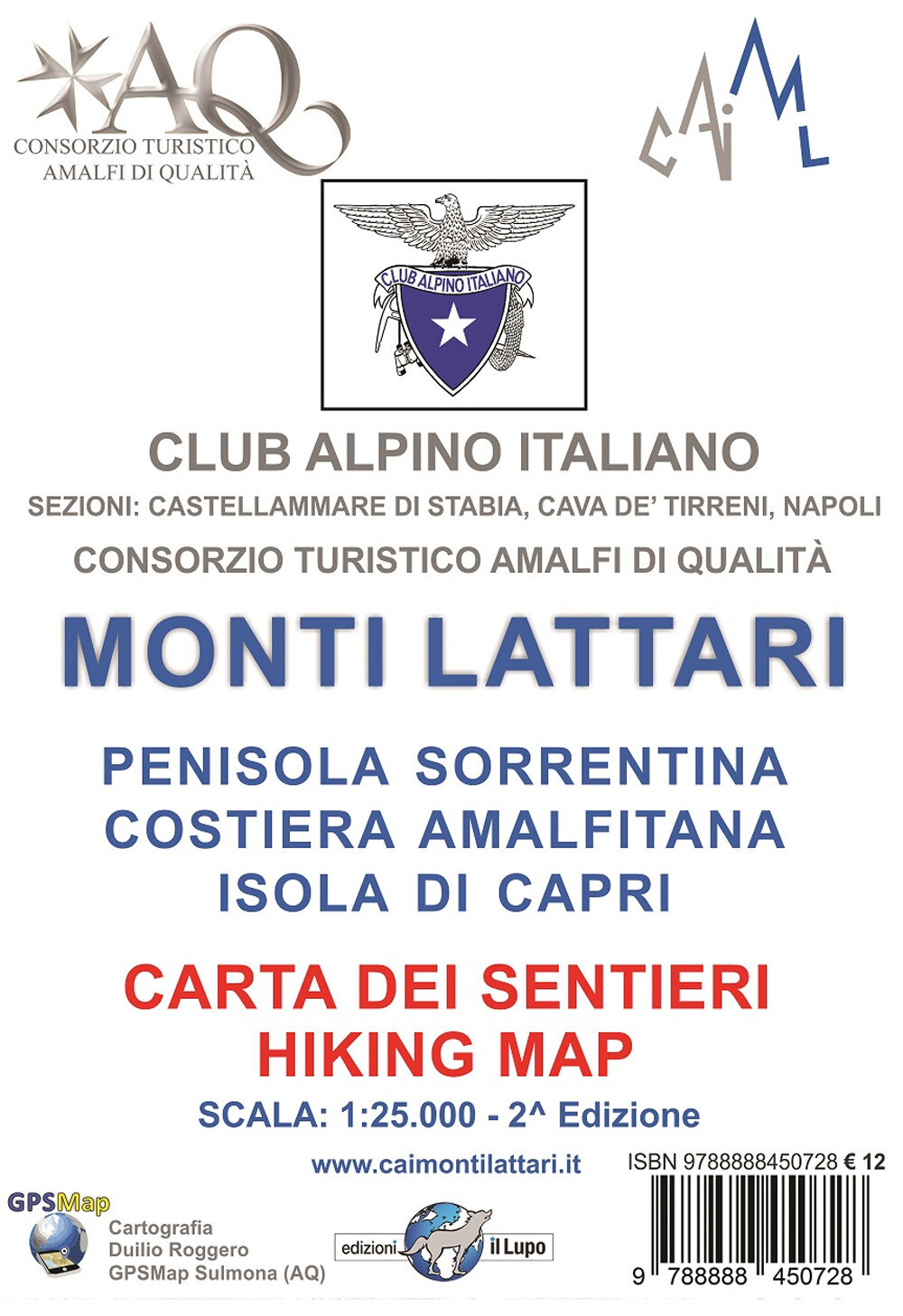 Libri Monti Lattari. Penisola Sorrentina. Costiera Amalfitana. Isola Di Capri. C