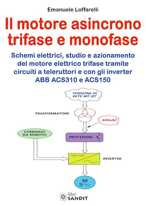 MOTORE ASINCRONO TRIFASE E MONOFASE  - LOFFARELLI EMANUELE - Sandit Libri