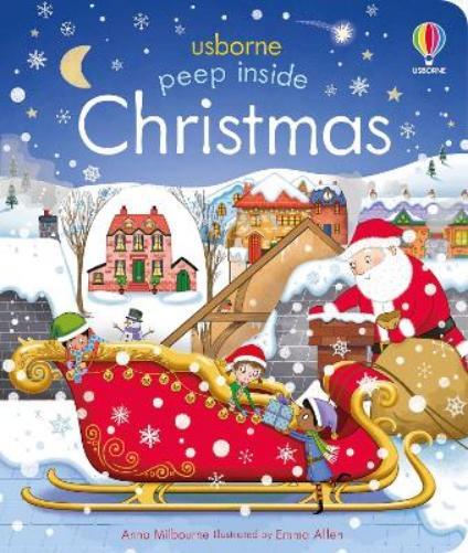 Anna Milbourne Peep Inside Christmas (Libro di cartone) Peep Inside