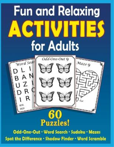 Mighty Oak Books Fun and Relaxing Activities for Adults (Tascabile)