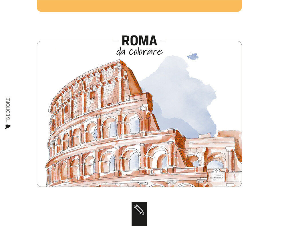 Roma da colorare-Rome coloring book. Ediz. bilingue - Bardi Angelica