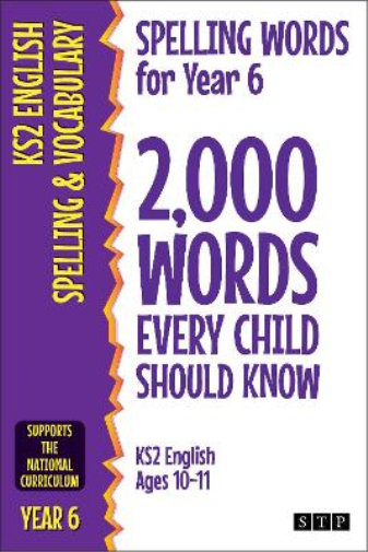 STP Books Spelling Words for Year 6 (Tascabile)