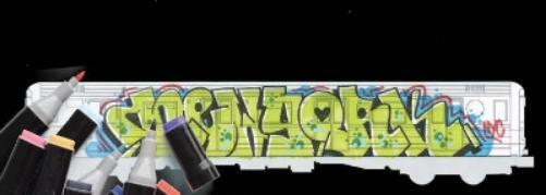 Martin Ander Subway Scrawl (Tascabile)