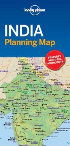 Lonely Planet India Planning Map (Map) Map