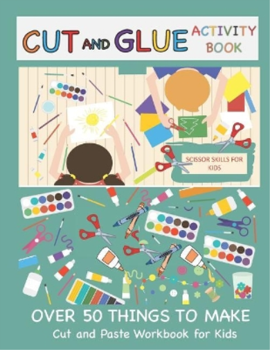 Busy Hands Books Cut and Glue Activity Book (Tascabile) Cut and Paste Books