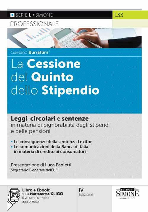 L33 CESSIONE DEL QUINTO DELLO STIPENDIO BURRATTINI