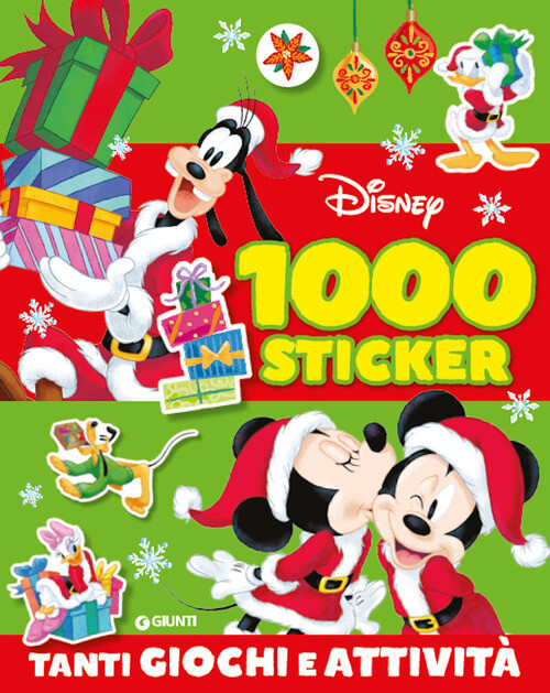 1000 STICKER. NATALE DISNEY. EDIZ. A COLORI WALT DISNEY